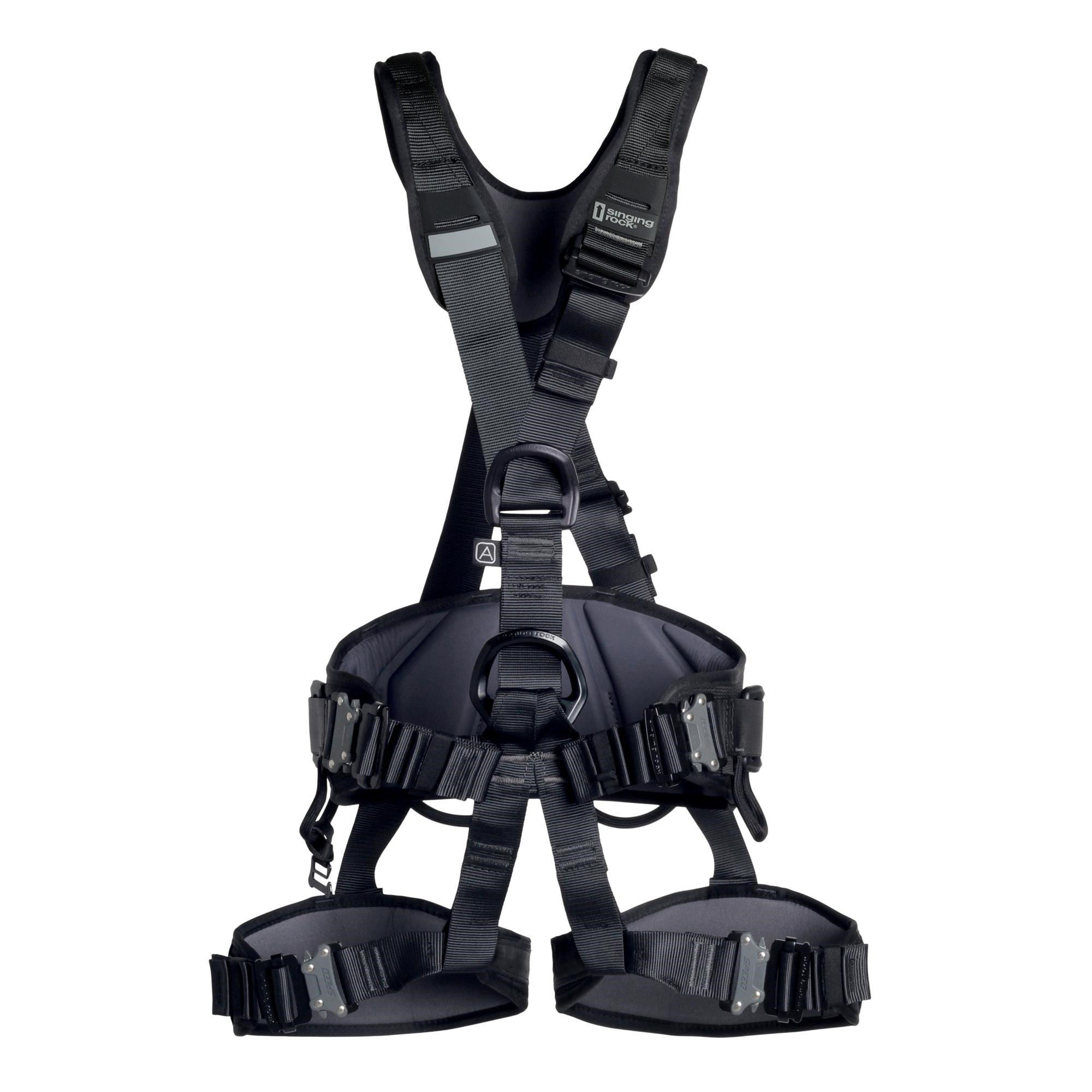 Harnais D'escalade Et De Travail En Hauteur Singing Rock Profi Worker 3D Standard - Entièrement Réglable, Ceinture Large Rembourrée