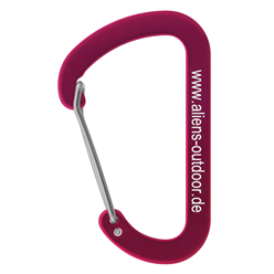 ALIENS Flat D micro wire 6 cm červená