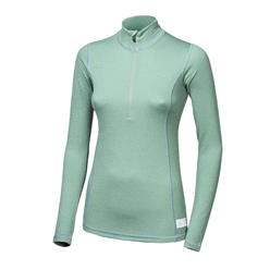 Sensor MERINO DOUBLE FACE 3/4 zip, dlouhý rukáv