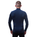 Sensor MERINO DOUBLE FACE 3/4 zip, dlouhý rukáv
