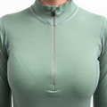 Sensor MERINO DOUBLE FACE 3/4 zip, dlouhý rukáv