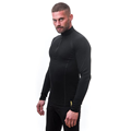 Sensor MERINO DOUBLE FACE 3/4 zip, dlouhý rukáv