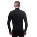 Sensor MERINO DOUBLE FACE 3/4 zip, dlouhý rukáv